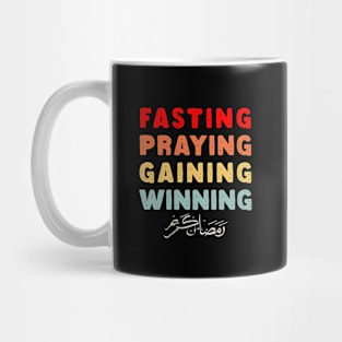 Fasting Praying Gaining Winning Mug